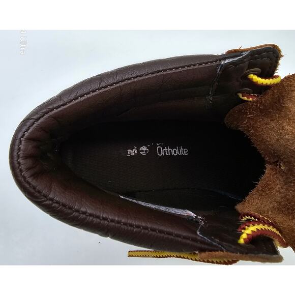 Timberland Ortholite Ankle Sneaker Boots Wheat Nubuck Lace Up A1KLZ Women's 7.5 - Picture 7 of 9